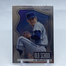 Nolan Ryan 2022 Panini Prizm Baseball Old School Insert Card #OS-1 New York Mets