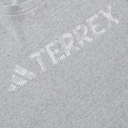 NEW - Official Adidas Terrex Logo T-Shirt Grey - Bild 4 von 8