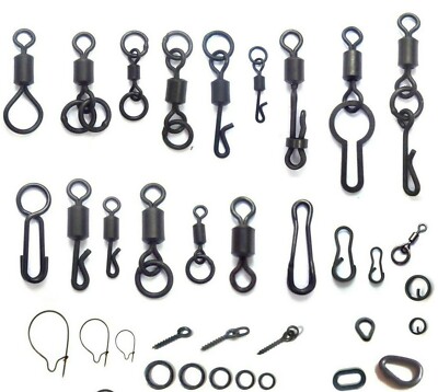 MOD KARPFEN WIRBEL FLEXI RING SCHNELLWECHSEL KÖDERSCHRAUBEN RINGE CHOD ROLLEN PVA TASCHE