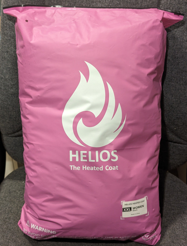 Helios beheizter Mantel Damen XXL schwarz