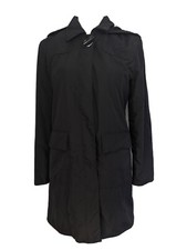 Womens Anne Klein Uk Size M Black Smart Button Up Jacket Coat