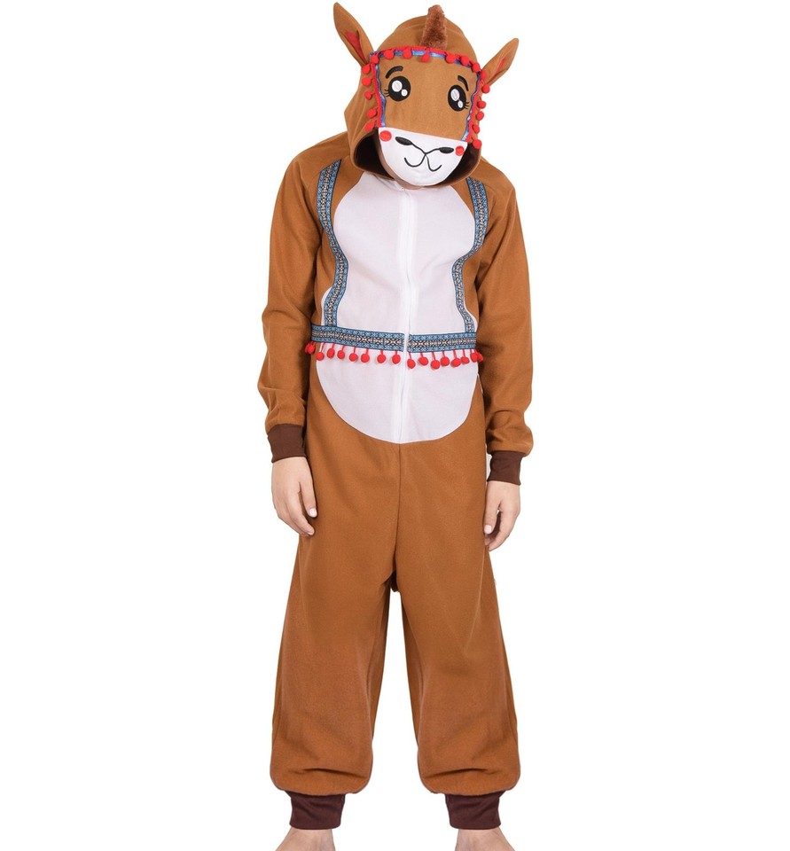Kids Girl Boys Xmas Nativity Camel Costume School Play Camel Dress 3-14 ...
