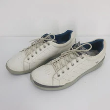 ECCO Biom Hybrid Golf Shoes Mens 11 EU 45 White Yak Leather Spikeless