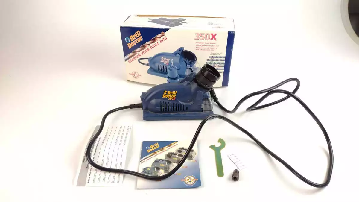 DRILL DOCTOR 350X 3/32 - 1/2 Capacity Drill Sharpening Machine