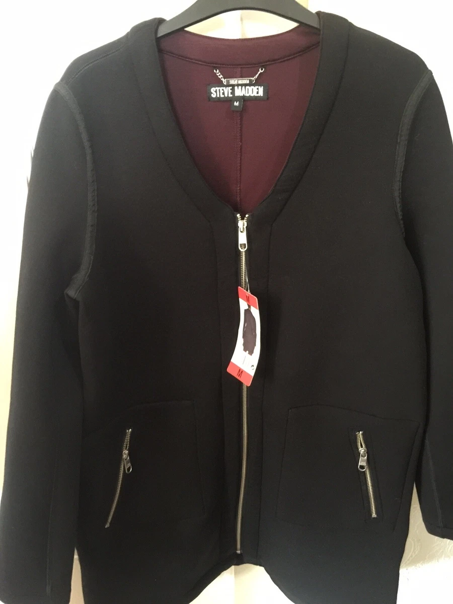 Steve madden black jacket sale