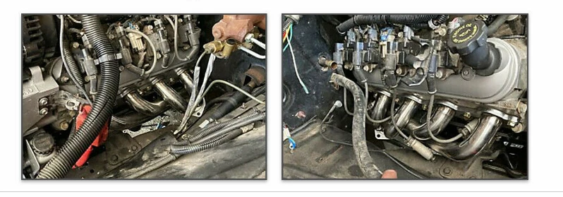 Cabezales intercambiables de conversión C10 para camionetas Chevy y GMC C-10 1960+ 5,3 5,7 6,2 L Foto 3 de 4