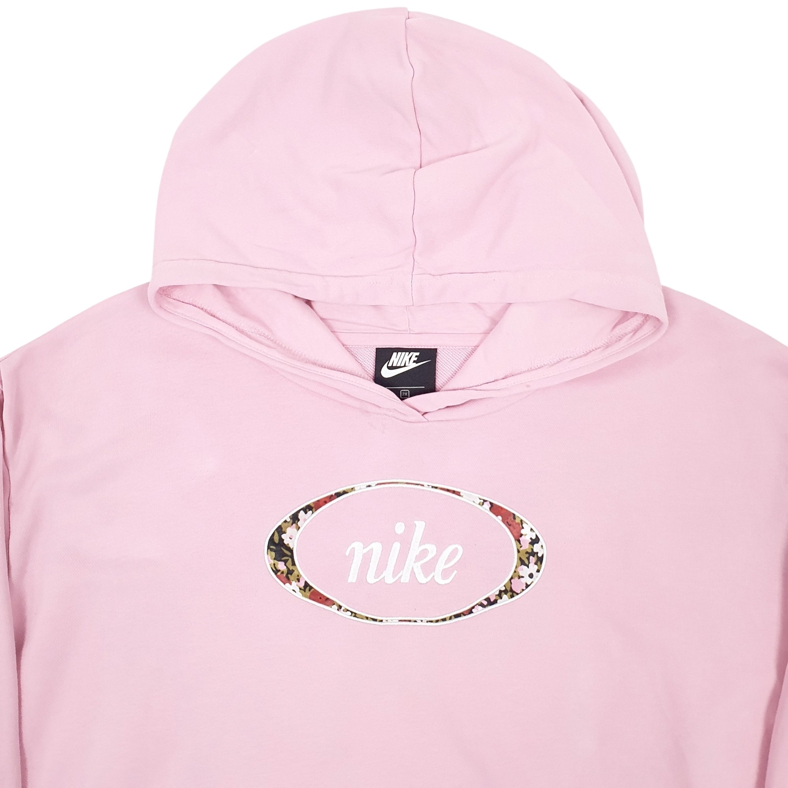NIKE Hoodie Spellout Jumper Sweatshirt Womens XXL image 2