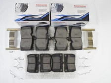 Asianautos Front and Rear Brake Pads With Hardware For Lexus IS350 2006-2013