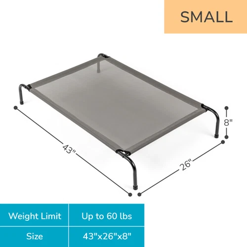 Professional 43"D X 26"W X 8"H Dog Bed Gray - Picture 3 of 12