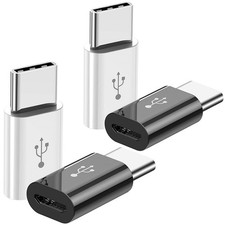 Adapter Micro USB to USB 4 Pack , Micro-USB Female to USB-OTG Adapter with S...
