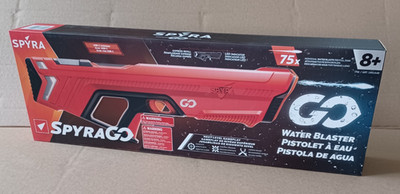 Spyra Go Electric USB Rechargeable Squirt Water Gun Blaster - Red - SpyraGo