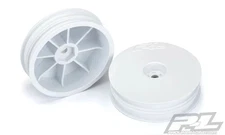 Pro-Line Velocity Narrow 2.2" Front Wheels (B6/RB6) (White) - PRO2778-04