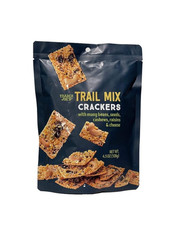 (6 PACKS) Trader Joe's Trail Mix Crackers 4.5 oz Each Pack with Mung Beans Seeds