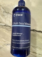 Trace Minerals Utah Sea Minerals 10 oz Liquid, Exp: 9/2027