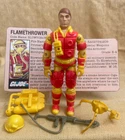 Vintage 1984 GI Joe Blowtorch - 100% Complete w/ Ex File Card - Tight Figure
