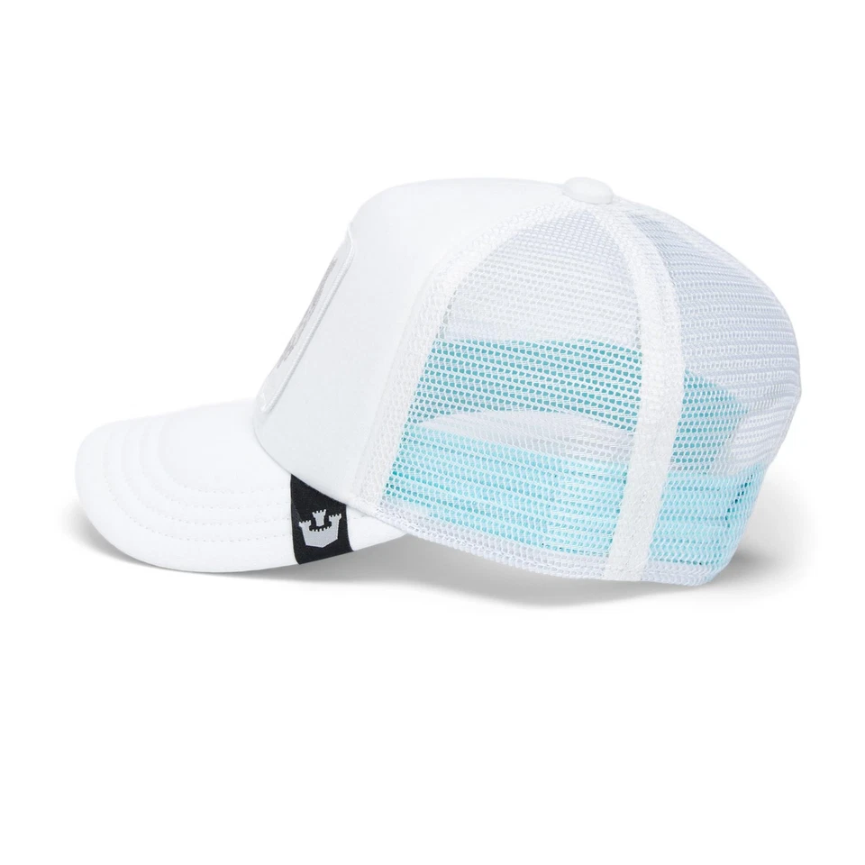 Goorin Bros.Enfants Trucker Cap Lil Pantherino Blanc Basecap Maille Bonnet Tier - Photo 4/4