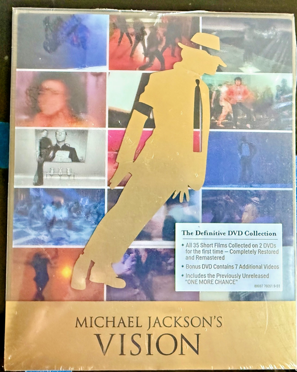 Michael Jacksons Vision (DVD, 2010, 3-Disc Set, Deluxe Vision) for