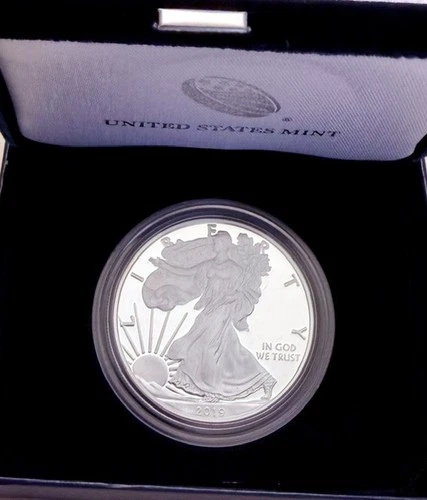 2019-W American Silver Eagle Proof — photo from the most recent tracked eBay sale