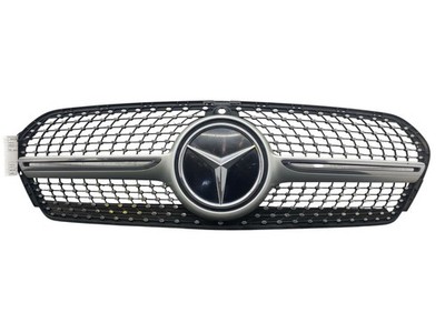 2020-2023 MERCEDES GLE 580 V167 FRONT UPPER GRILLE W/ LOGO CAP | BLACK *CHIP*