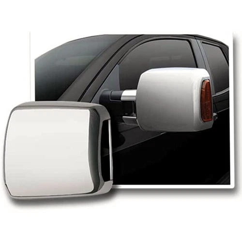 Mirror Covers fits 2007-21 Toyota Tundra[2p Chrome w/Signal Cut-Out] Premium FX