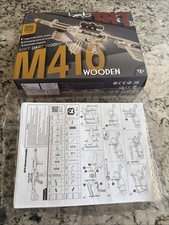 Wooden Gun Puzzles, 3D Wood Puzzles Gun for Adult with Foam Soft Bullet, Elec...