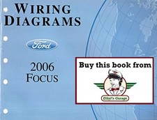 2006 Ford Focus Electrical Wiring Diagrams Manual