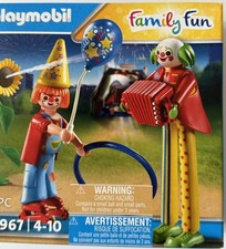 Playmobil 2 Circus Clown Figures With Accessories