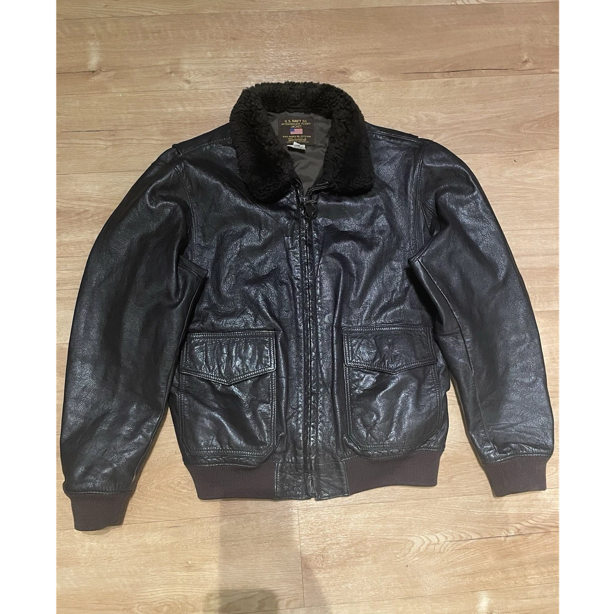 navy g1 flight jacket products for sale | eBay