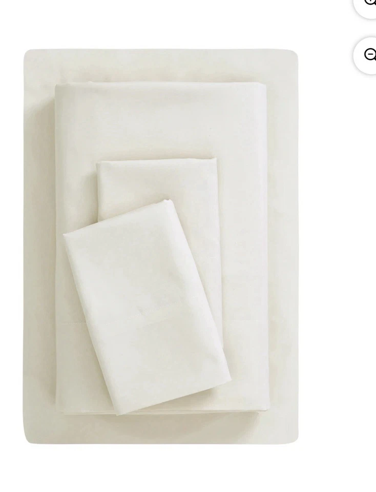 Mainstays Becky G & Alejandra Seashell Beige Bed Sheet Set, Full - Image 2 of 4