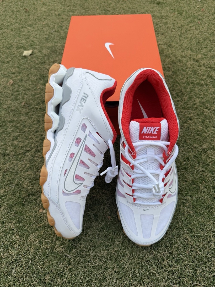 Size 10.5 - Nike Reax 8 TR White Chile Red for sale online | eBay