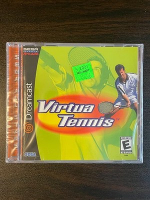 VIRTUA TENNIS - Sega Dreamcast - New Factory Sealed Y-fold seal