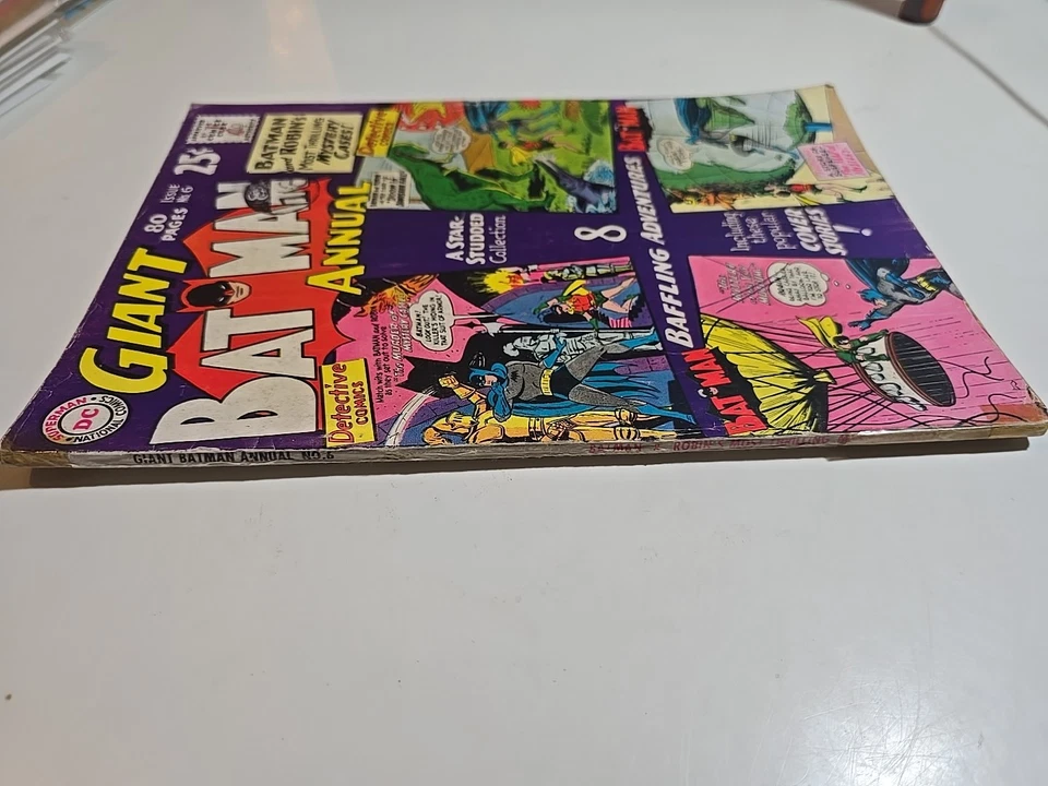 Batman Annual #6 DC 1963 Comic /80 Page Giant  Robin's Mystery Castle - Image 2 of 4