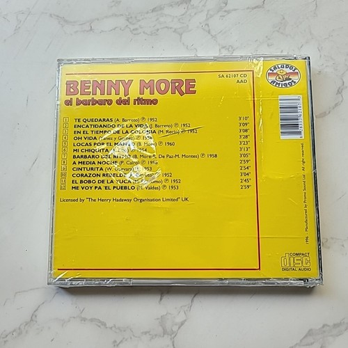 Benny More El Barbaro Del Ritmo NEW CD 1996 UK, 12 Songs, 1950s FAST SHIPPING! - Picture 2 of 5