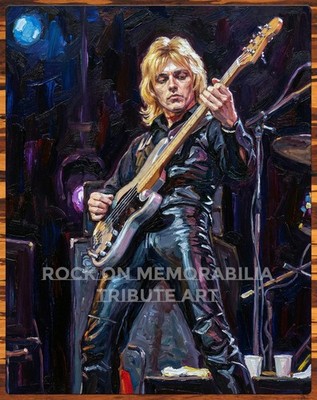 Benjamin Orr   Tribute Art   Premium Aluminum Metal Sign   11 x 14