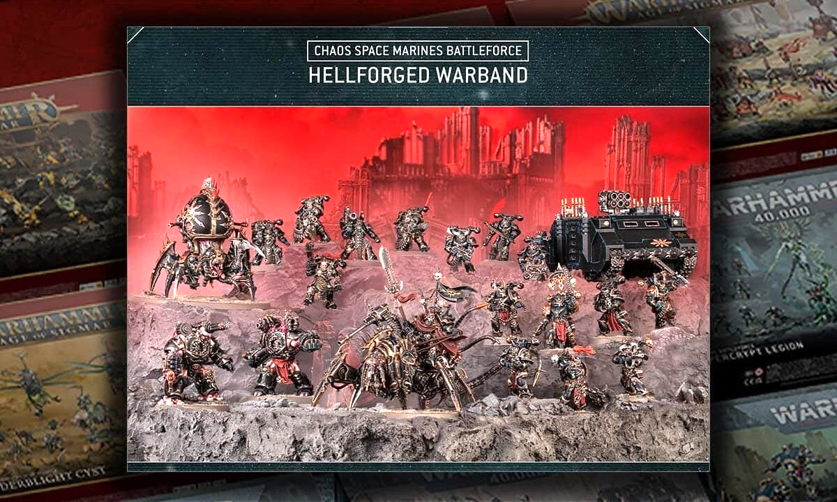 Hellforged Warband Christmas Battleforce box Ships TODAY! 40k
