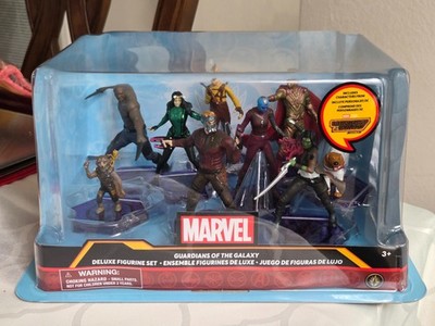 Disney Park Marvel Guardians of the Galaxy Vol. 3 Deluxe 9 PC Figurine Set - NEW