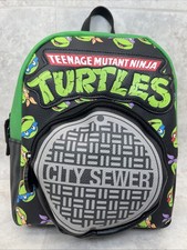 Teenage Mutant Ninja Turtles TMNT Sewer Cap Mini Backpack- Concept One- New