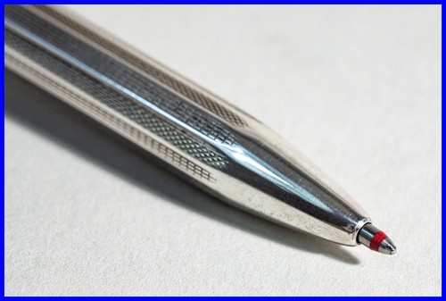 Ceria 4 Couleur Stylo à Bille En 925 Argent Avec Gravity Mécanique - Multi Color - Photo 6 sur 6