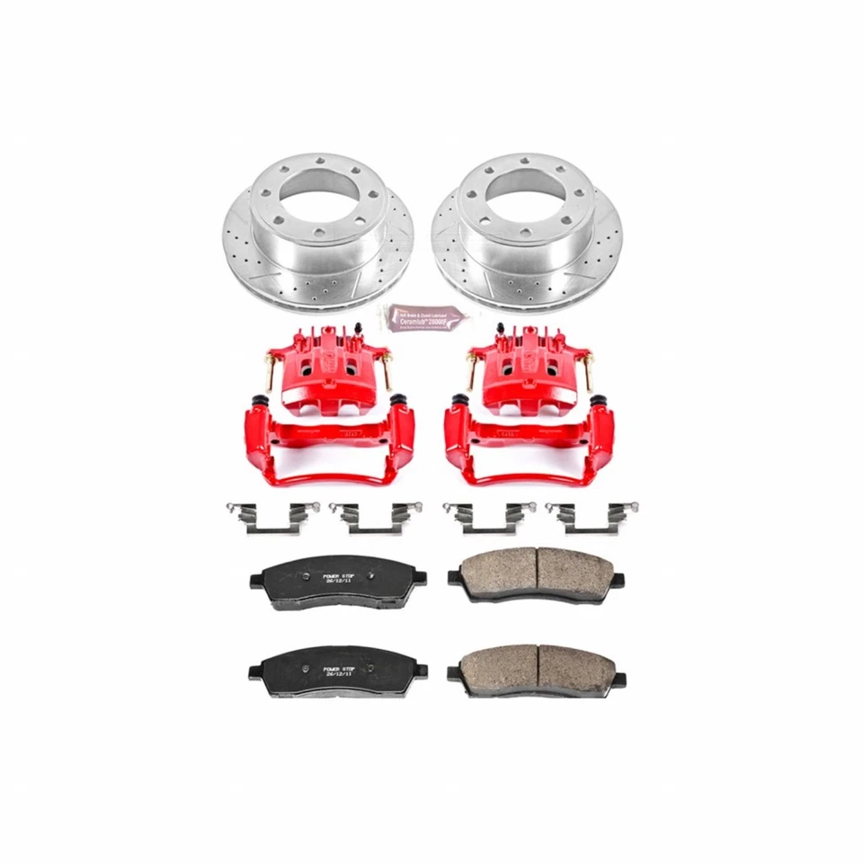 Kit de freio Power Stop para Ford F-250 Super Duty 2000-2004 traseiro Z23 Evolution - Imagem 2 de 4