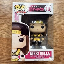 Funko Pop WWE Nikki Bella 15 Total Divas Figura Vinilo Amarillo Traje Lucha Libre