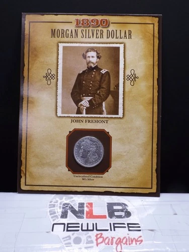 1890 BU/UNC Morgan Silver Dollar - PCS LEGENDS OF THE WEST John Fremont 🔥