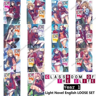 Classroom of The Elite 1st Year Light Novel Vol 1-11.5 LOOSE Set English Version