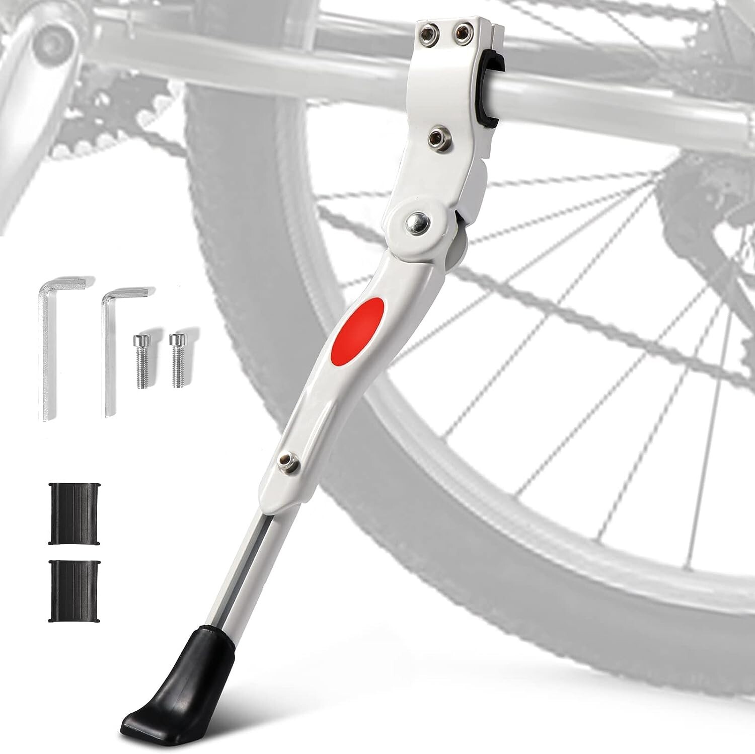 Béquille de vélo latérale en aluminium pour éliminer le basculement