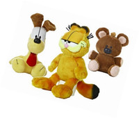 Garfield The Cat Plush Set: Garfield, Odie, Pooky By Aurora World (7-11) Garfield The Cat Plush Set: Garfield, Odie, Pooky By Aurora World (7-11)