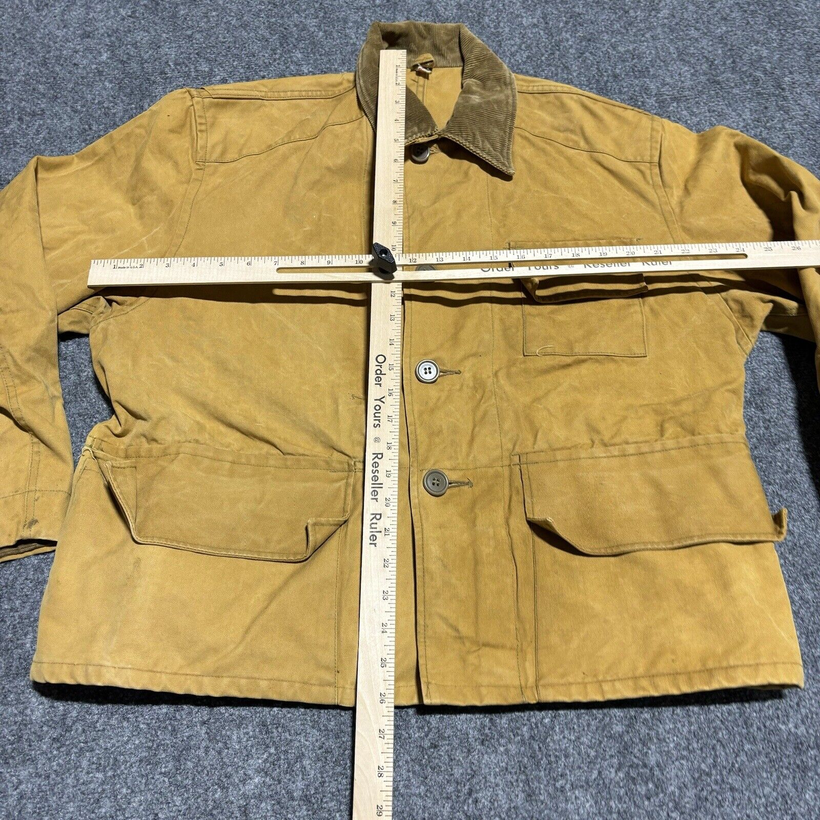 Vintage Mohawk Hunting Jacket Men's 44 Brown 1950… - image 2
