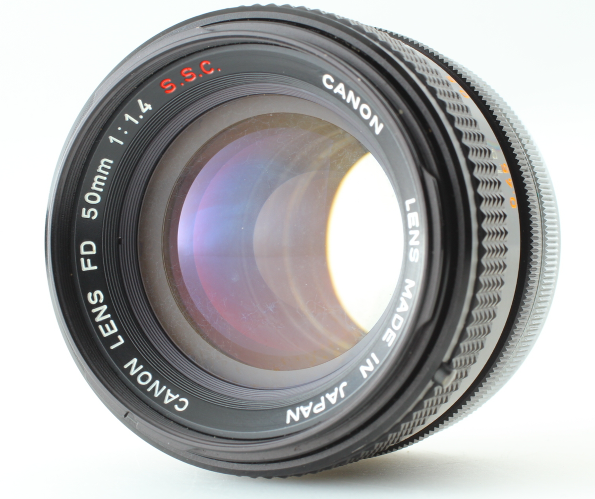 フィルムカメラ Canon AE-1 FD 50mm F1.4SSC tested works Black Canon AE-1 Program SLR Camera+50mm Lens - Rare Beauty