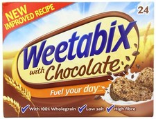 Weetabix Chocolate Breakfast Cereal 18.9 Ounces Low Sugar High Fibre