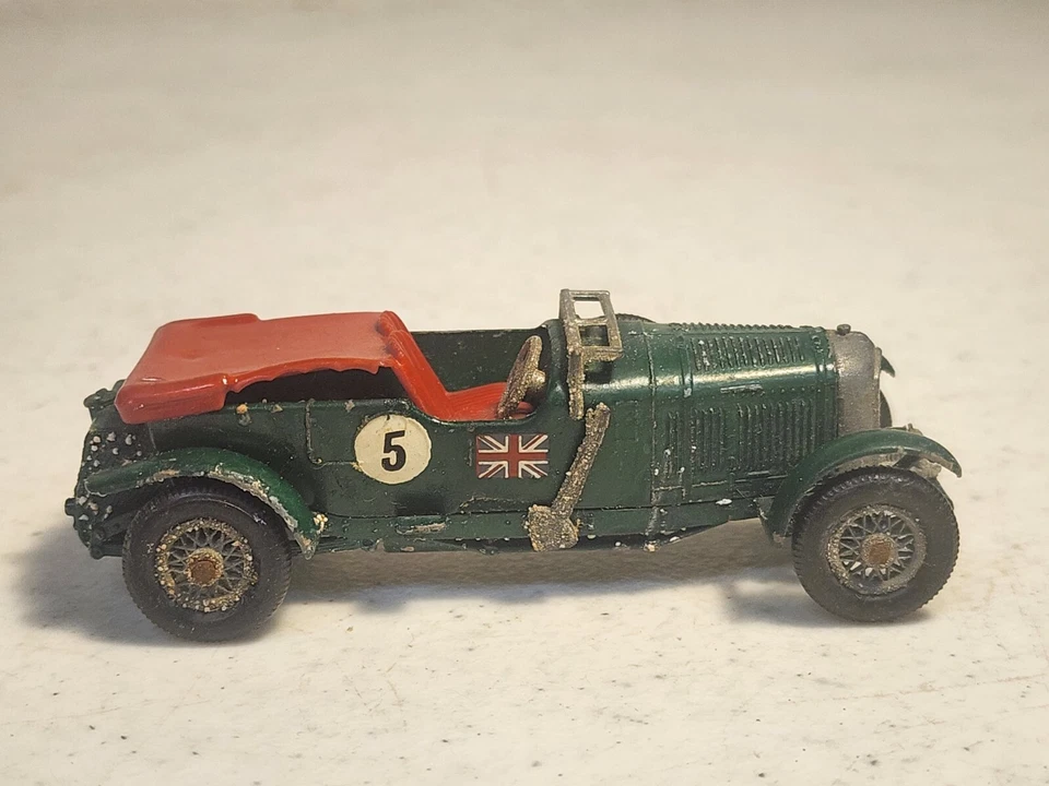VINTAGE LESNEY No.5 MODELS OF YESTERYEAR 1929 4 1/2 LITRE BENTLEY England - Image 2 of 4