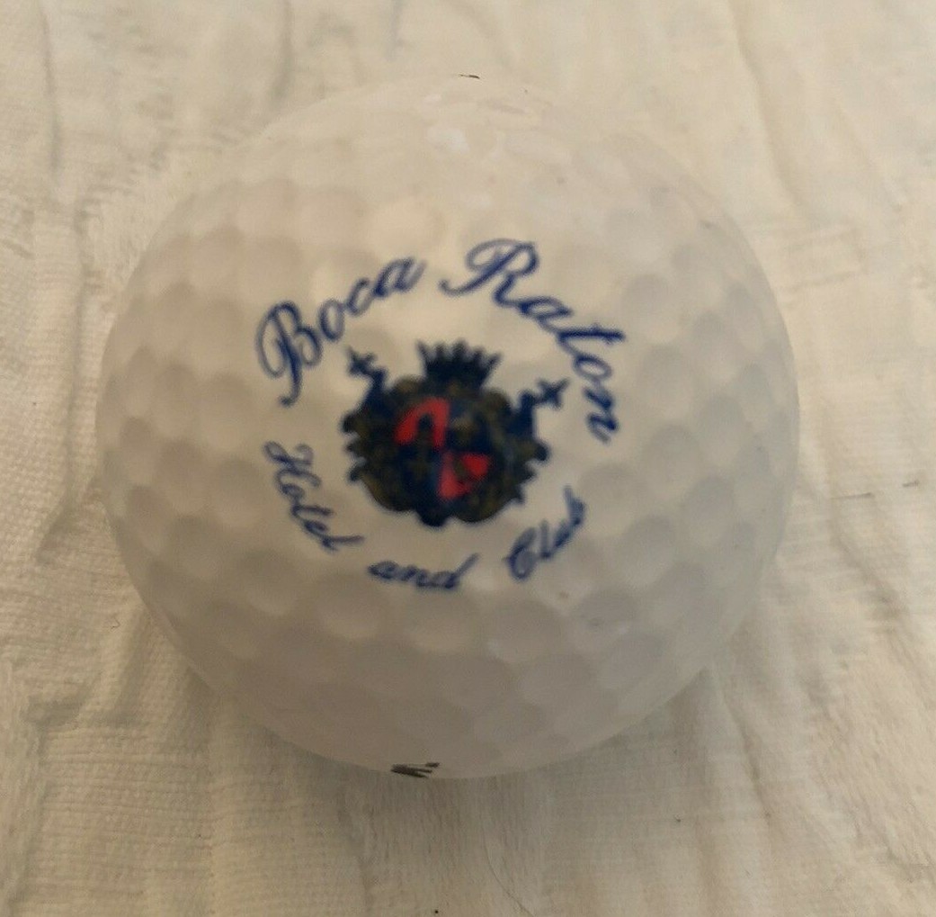 Boca Raton Hotel and Club Logo Golf Balls Hogan 392 new in package 3