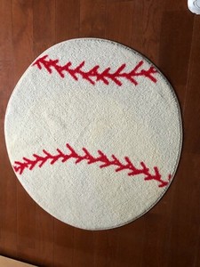   Baseball rug